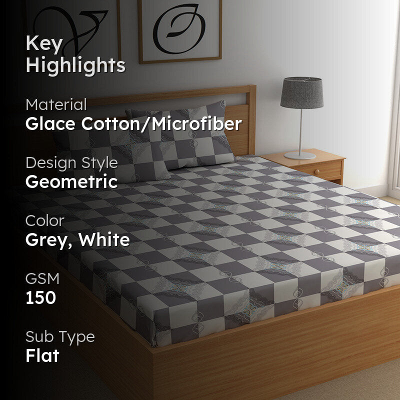 Cubiq II Microfiber Microfiber Bedsheet - 150 GSM media 2