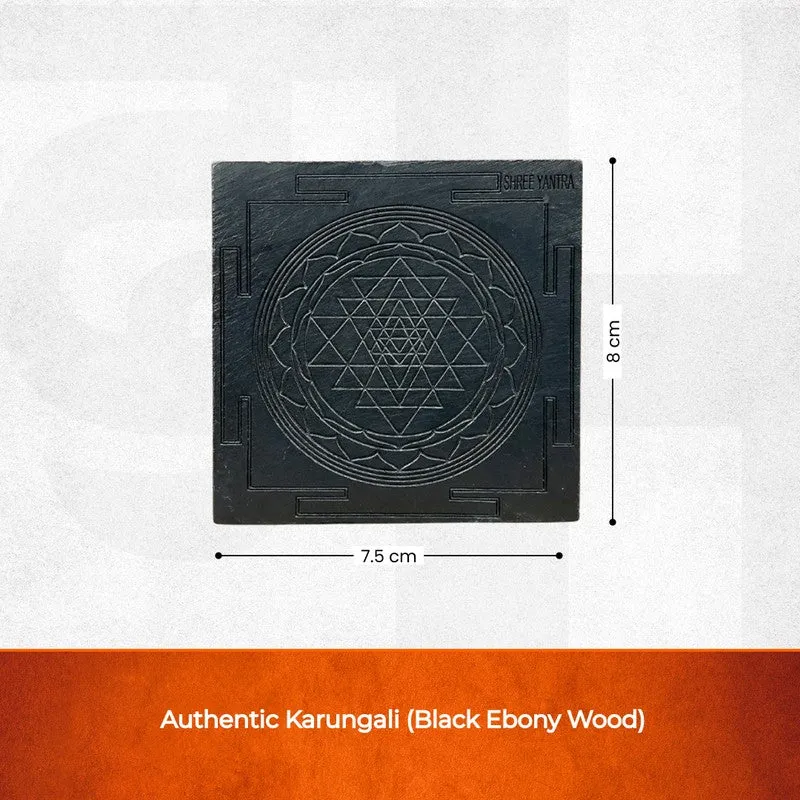 Sacred Shri Yantra Energy Wooden Showpiece media 9