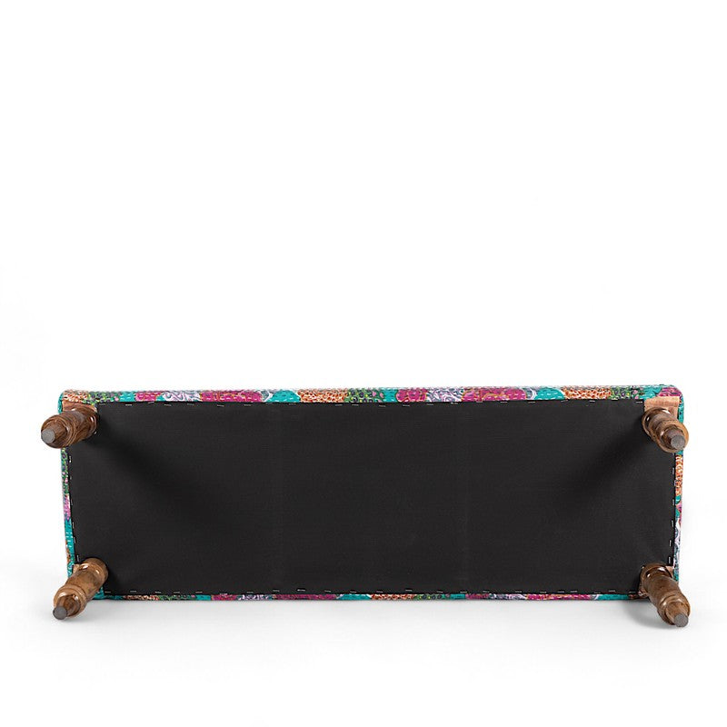 Axino Sheesham Wooden Bench - Green media 5
