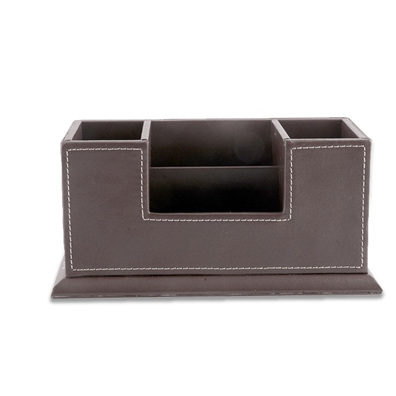 AarviDecor LuxeDesk Faux Leather Desk Organizer media 4
