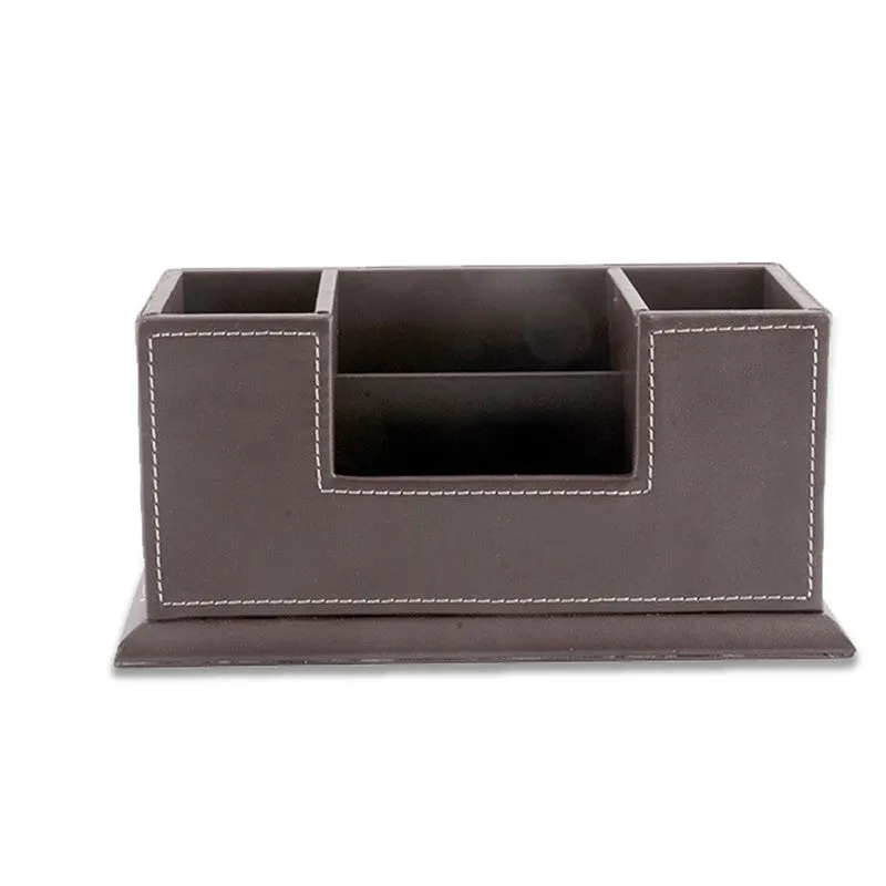 AarviDecor LuxeDesk Faux Leather Desk Organizer media 4