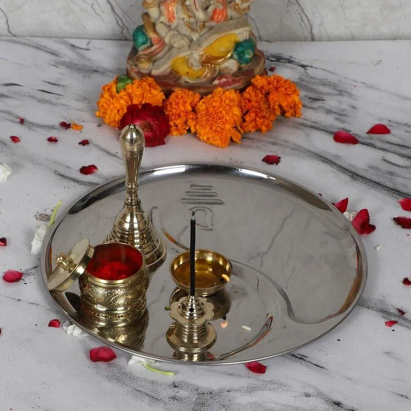 Ganesha Sacredl Thali Set media 1