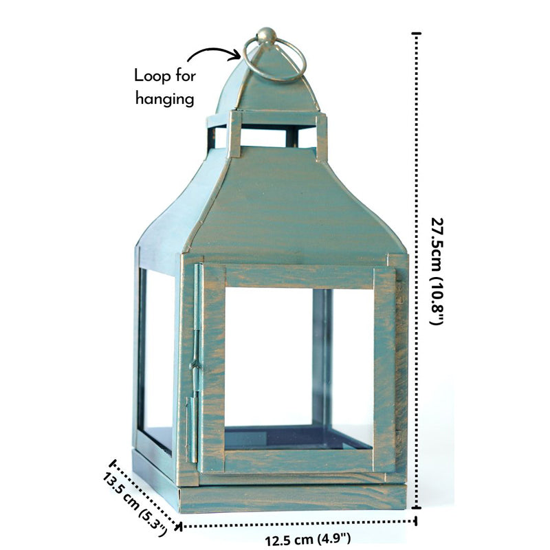 Vilara Lantern Tealight Candle Holder - Green media 4