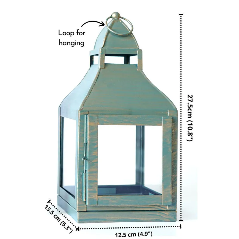Vilara Lantern Tealight Candle Holder - Green media 4