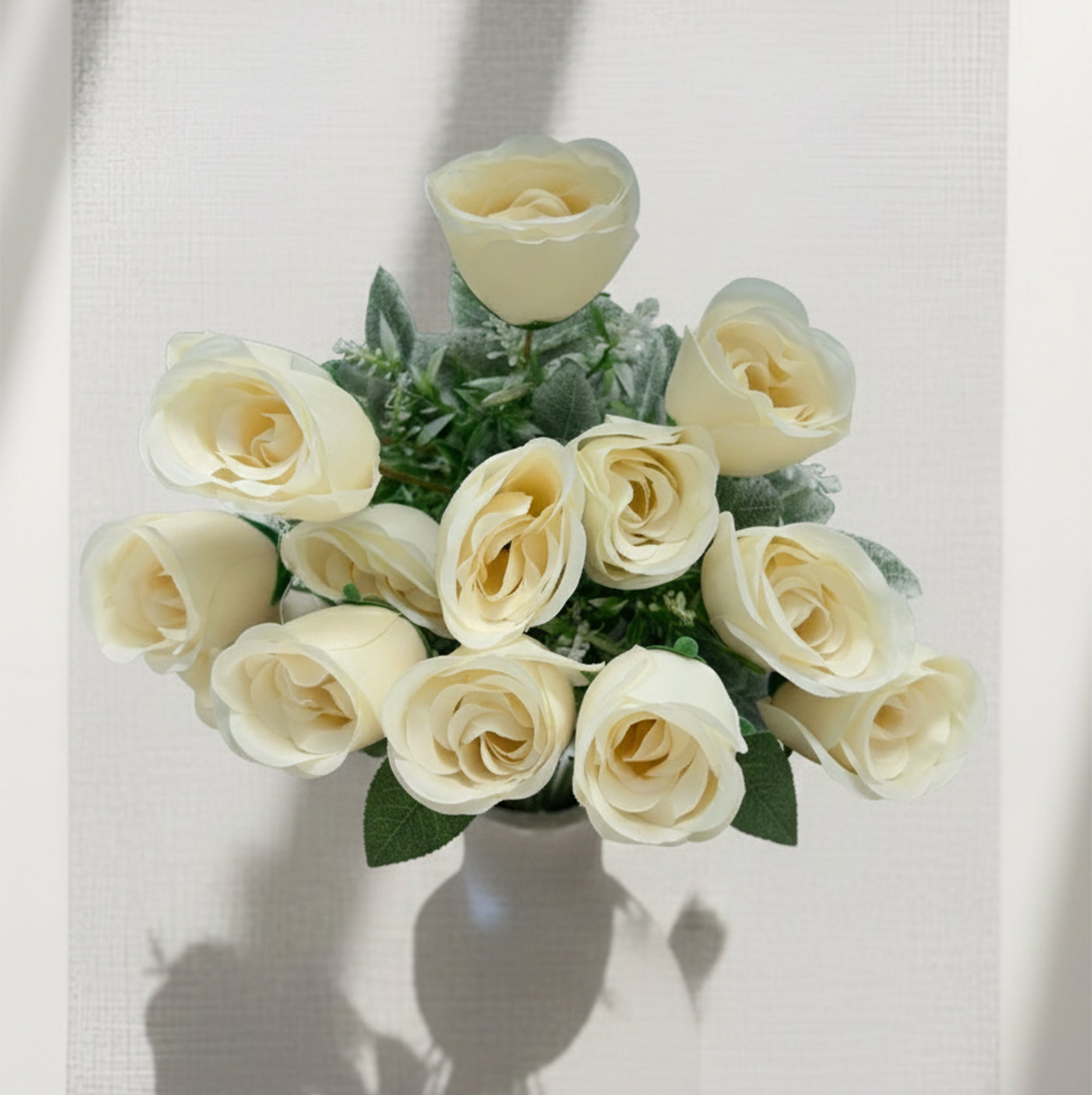Ethereal White Rose Artificial Flower media 11