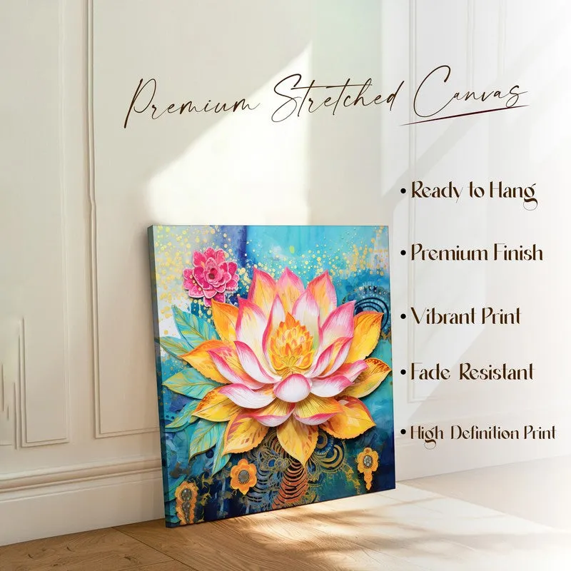 Celestial Koi Wall Art Without Frame media 4