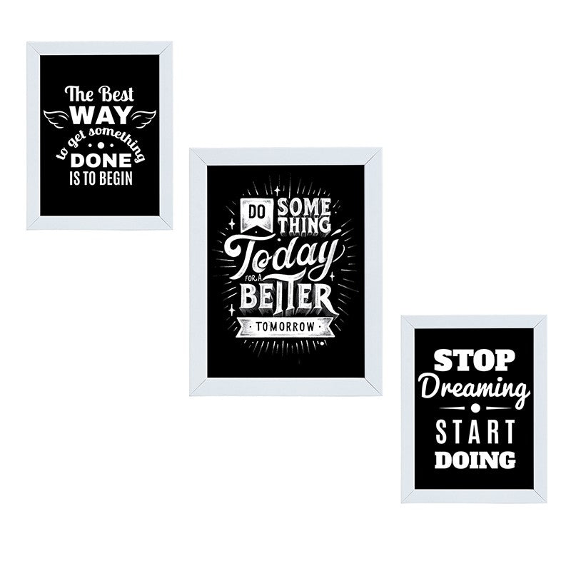 Do It Motivation Wall Art - Set Of Three media 3