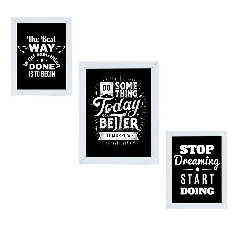Do It Motivation Wall Art - Set Of Three media 3