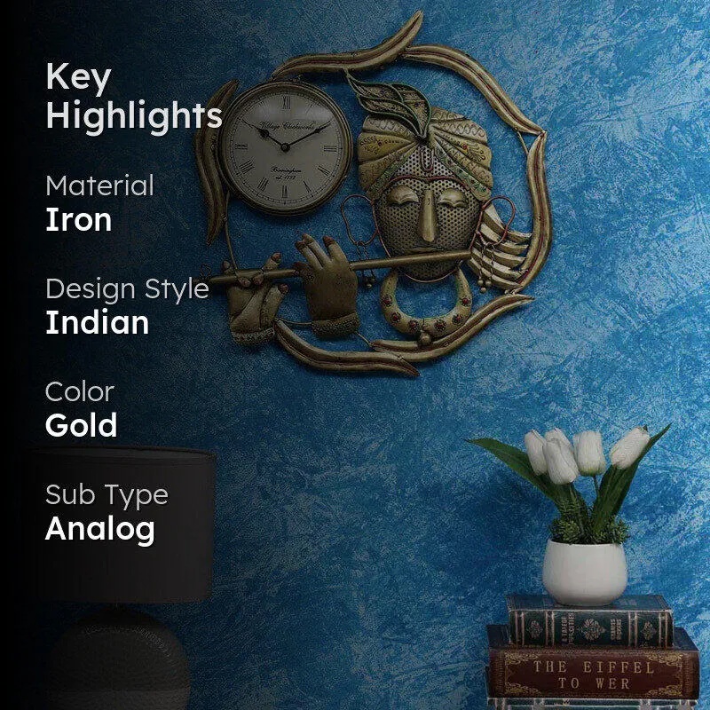 Krishnavenu Decorative Wall Clock media 2