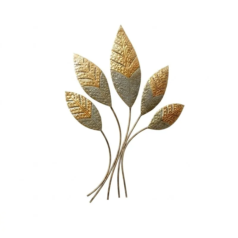Florus Leaf Metal Wall Accent media 4