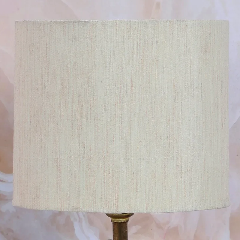 Bisara Pebble Solid Mango Wood Table Lamp - Ivory, Brown media 5