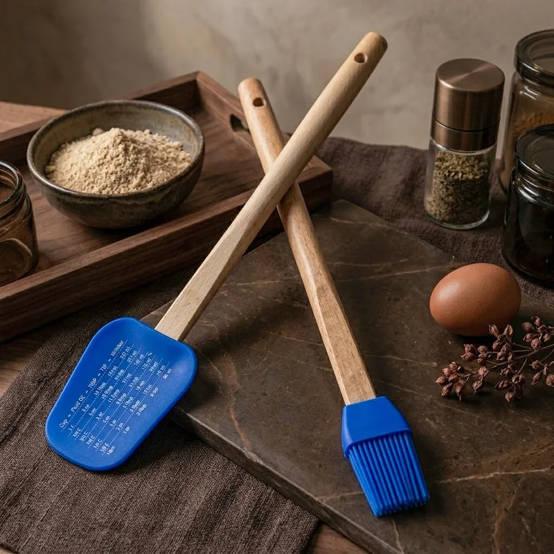 Silicone Pastry Brush (Wooden Handles) media 4