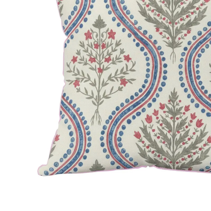 Paisley Motif Multicolor Cushion Cover Set - Set Of Two media 5
