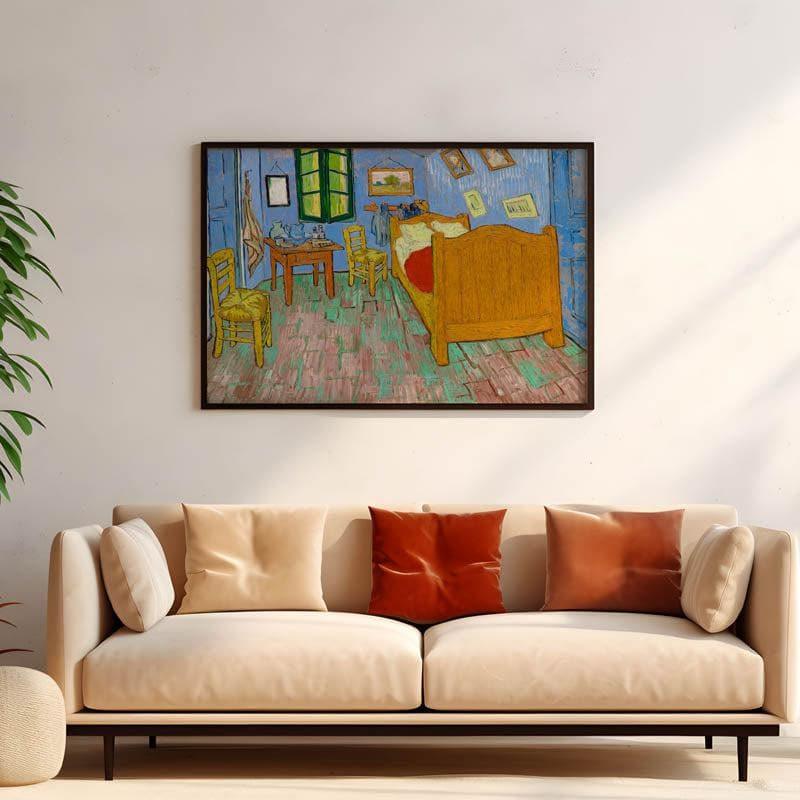 Bedroom In Arles By Vincent Van Gogh - Black Frame