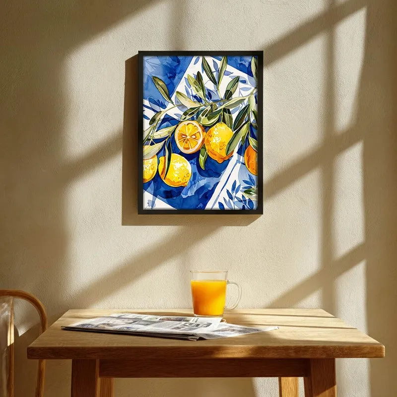 LimeLeaf Archival Canvas Wall Art - Black media 1