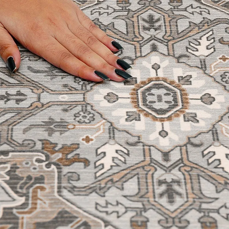 Mehrab Royal Prayer Mat (Brown,Grey) - 550 GSM media 6