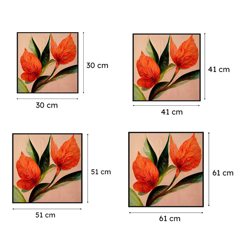 Flowers Blooming Canvas Wall Painting media 6