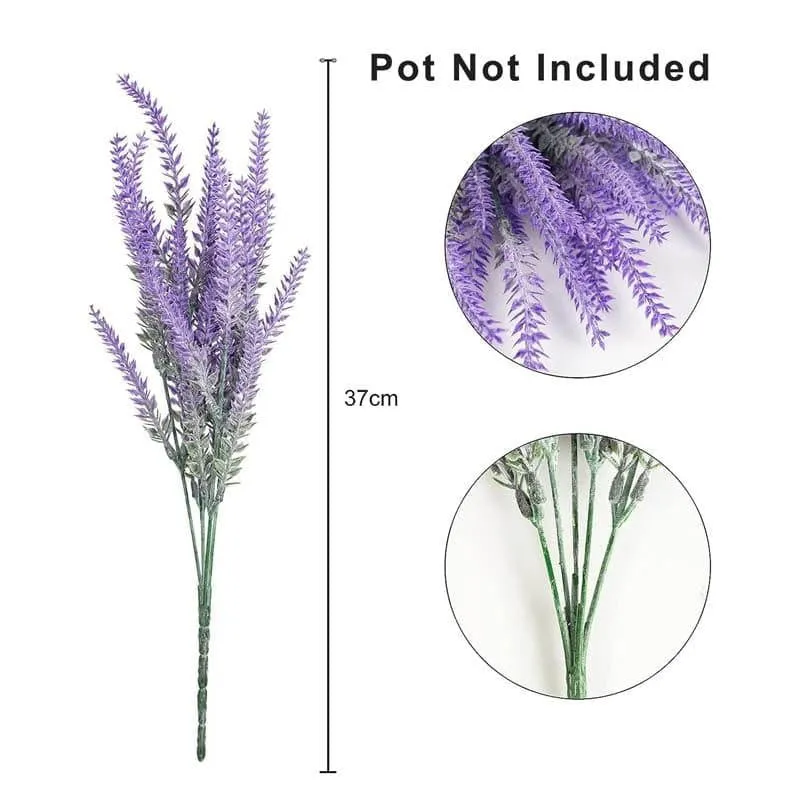 Faux Lavender Plastic Floral Sticks media 6