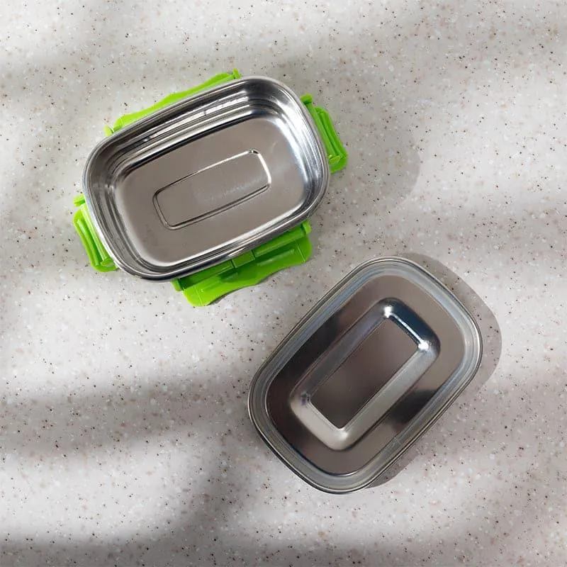 Savory Insulated Steel Lunch Box (Green) - 150 mL media 6
