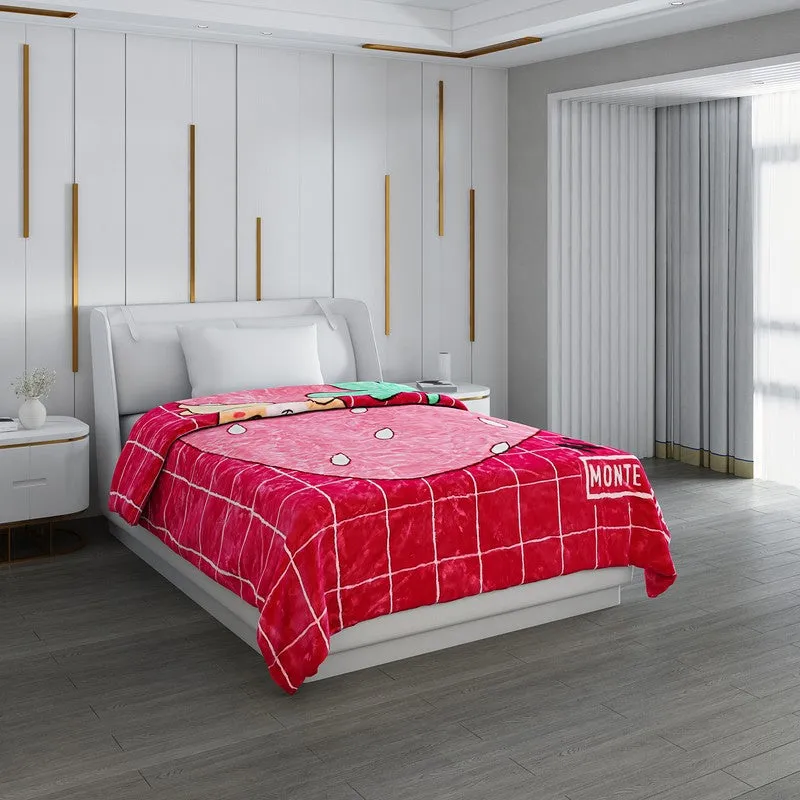 Monte Carlo Berry Bliss Throw Blanket - 600 GSM media 1