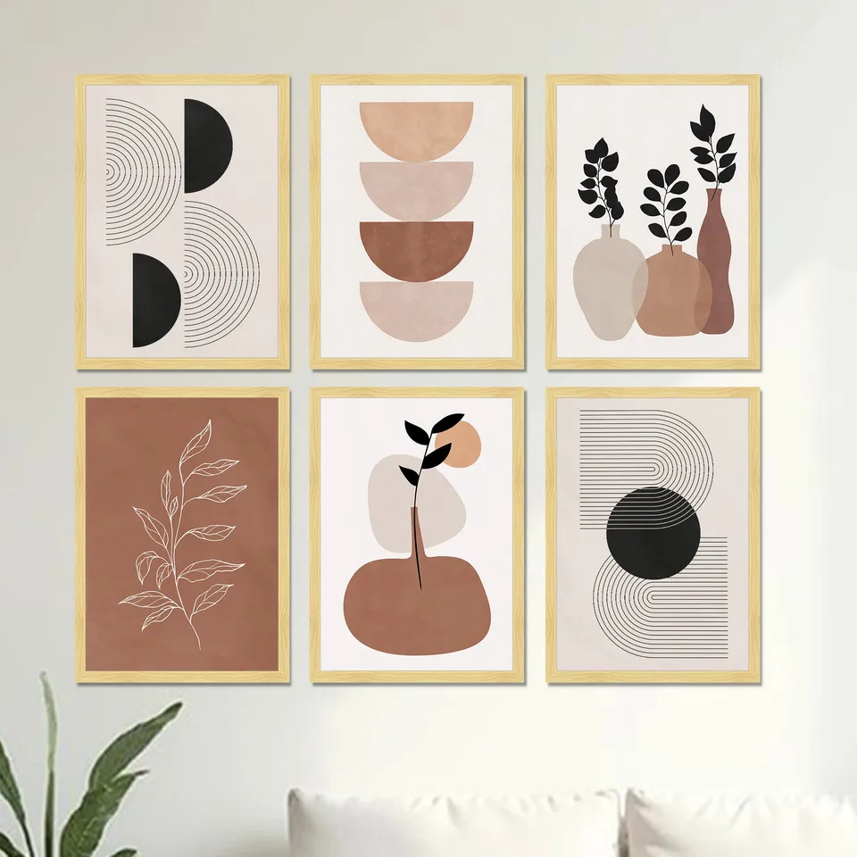 Terrosa Wall Painting - Set Of Six media 5