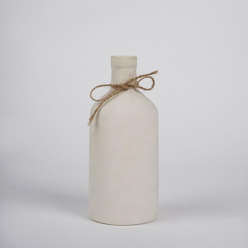 Japanese Bottle Vase - White media 3