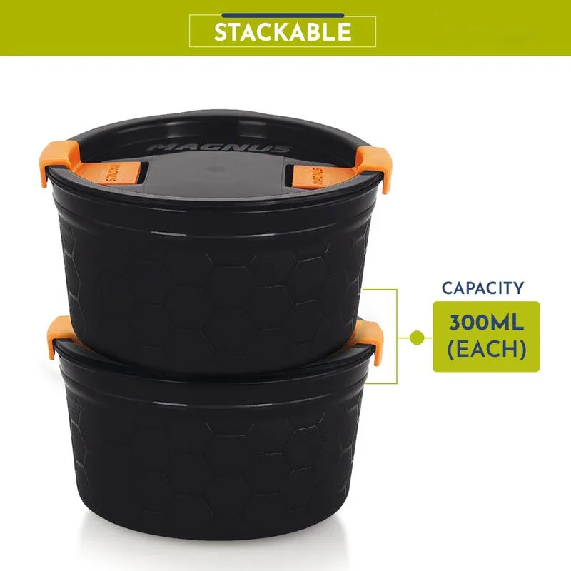 Zevio Nexo Lunch Box (450 mL Each) - Set Of Two media 9