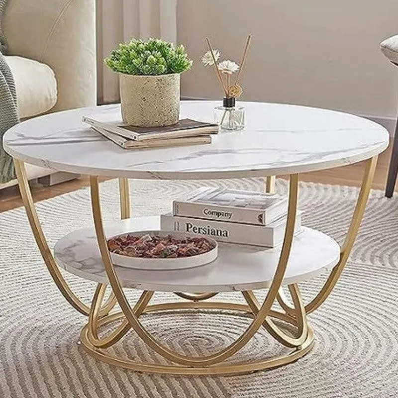 Mirage Elite Accent Table with Marble Top media 1