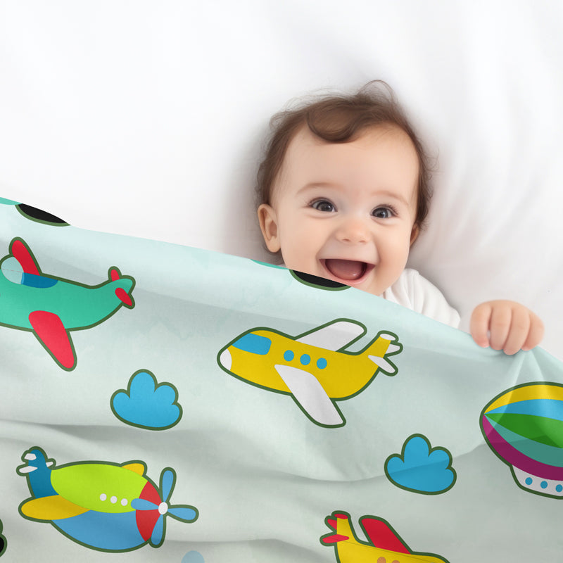 Air Plane PolyCotton Quilt - 150 GSM media 8