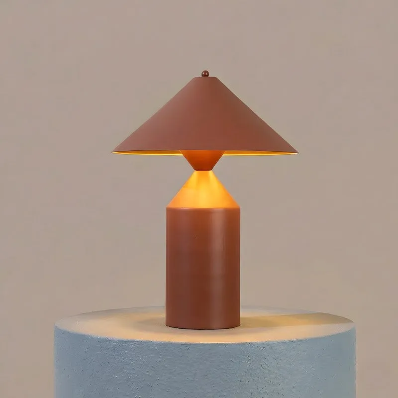Fig Living Cone Casa Metal Table Lamp - Brown media 1