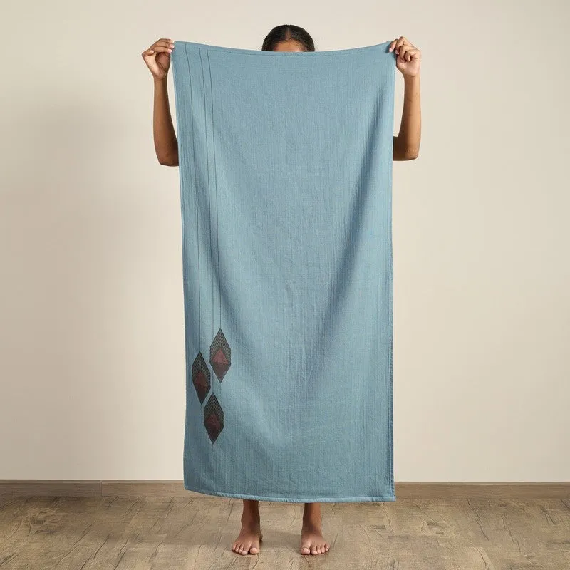 Heritage Cotton Bath Towels - Blue media 3
