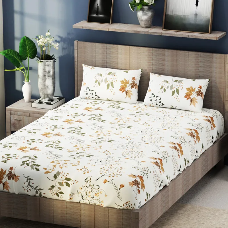 Petite Flora Microfiber Bedsheet - 140 GSM media 3