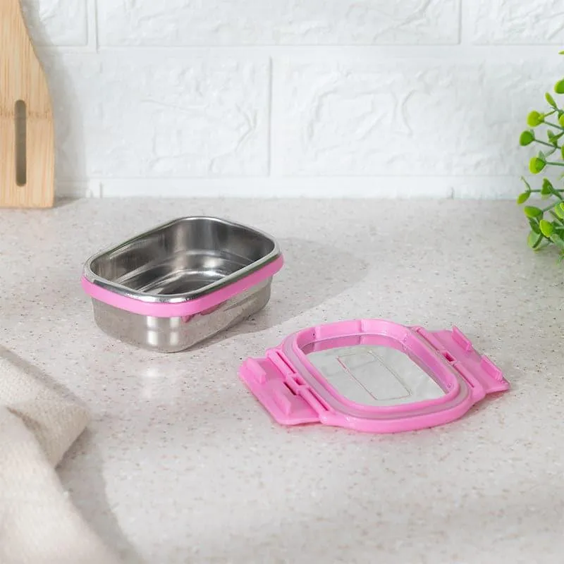 Yum Lock Insulated Lunch Box (Pink) - 150 mL media 3