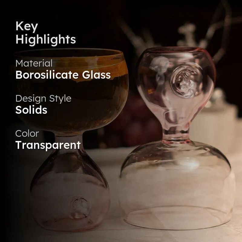 Scarlet Glow Wine Glasses(250 mL) - Set Of Two media 2