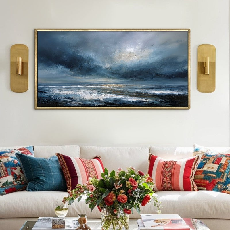 Nocturne Waves Canvas Wall Art