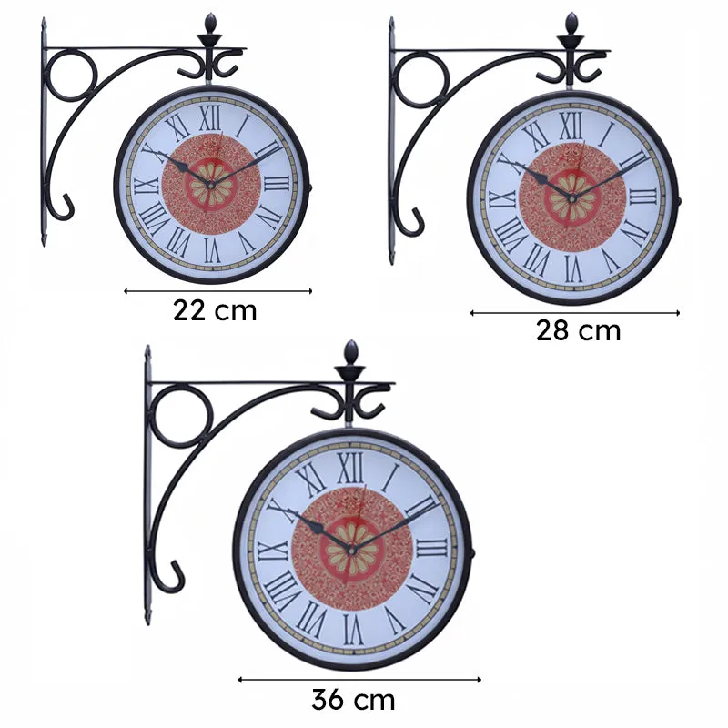 Metal Meridian Iron Wall Clock media 6
