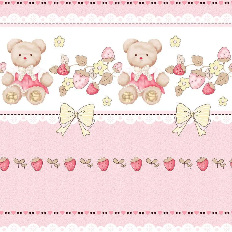 Teddy Love Printed Microfiber Bedsheet - 180 GSM media 5