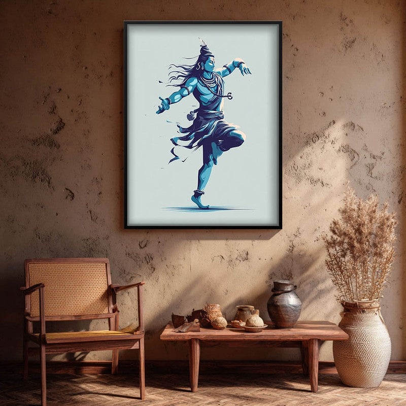 Shiva Tandava Divine Archival Paper Wall Art