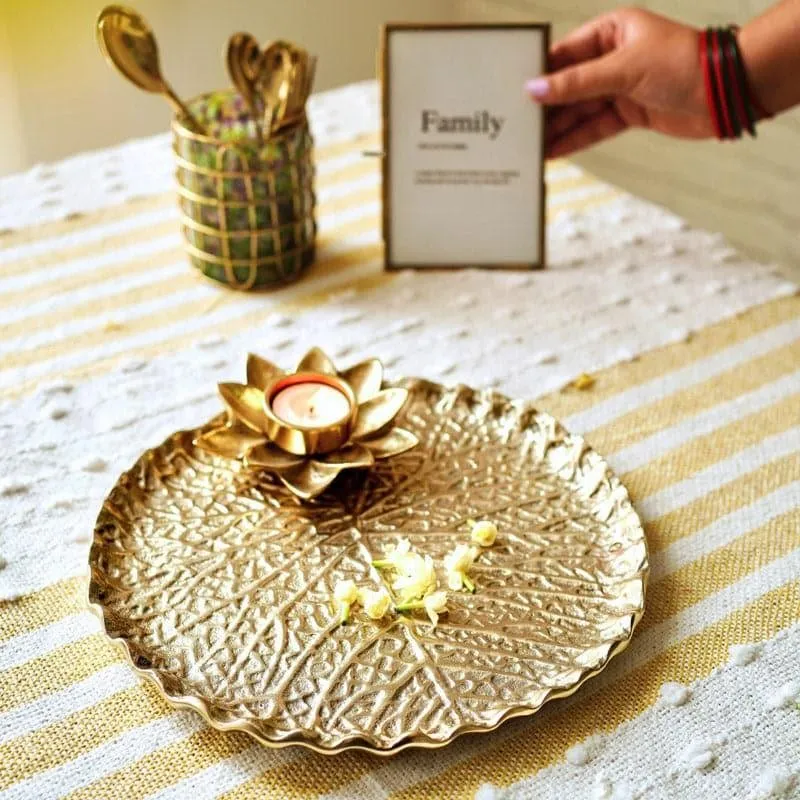 Leafery Metal Accent Tray media 1