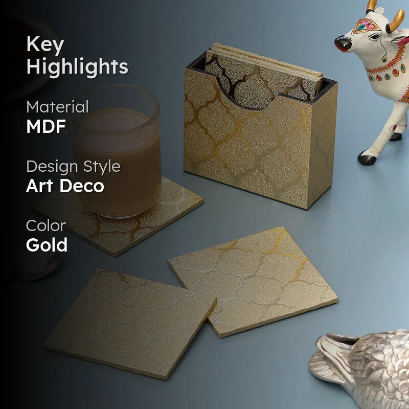 Golden Medina Coaster - Seven Piece Set media 2
