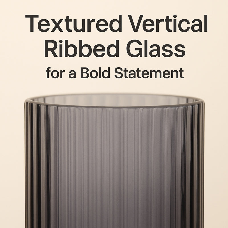 Stria Form Vase - Grey media 7