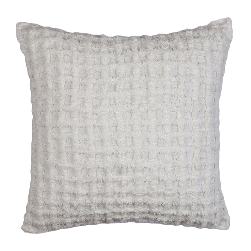 Snug Checks Tufted Cushion Cover - Set Of Two media 6