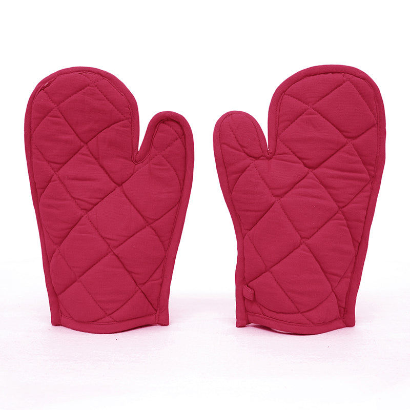 Swayam Garde Kitchen Gloves (Red) - Set Of Two media 7