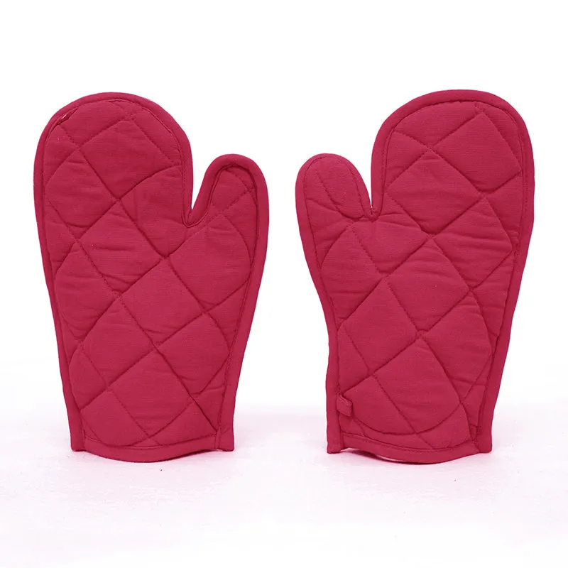 Swayam Garde Kitchen Gloves (Red) - Set Of Two media 7