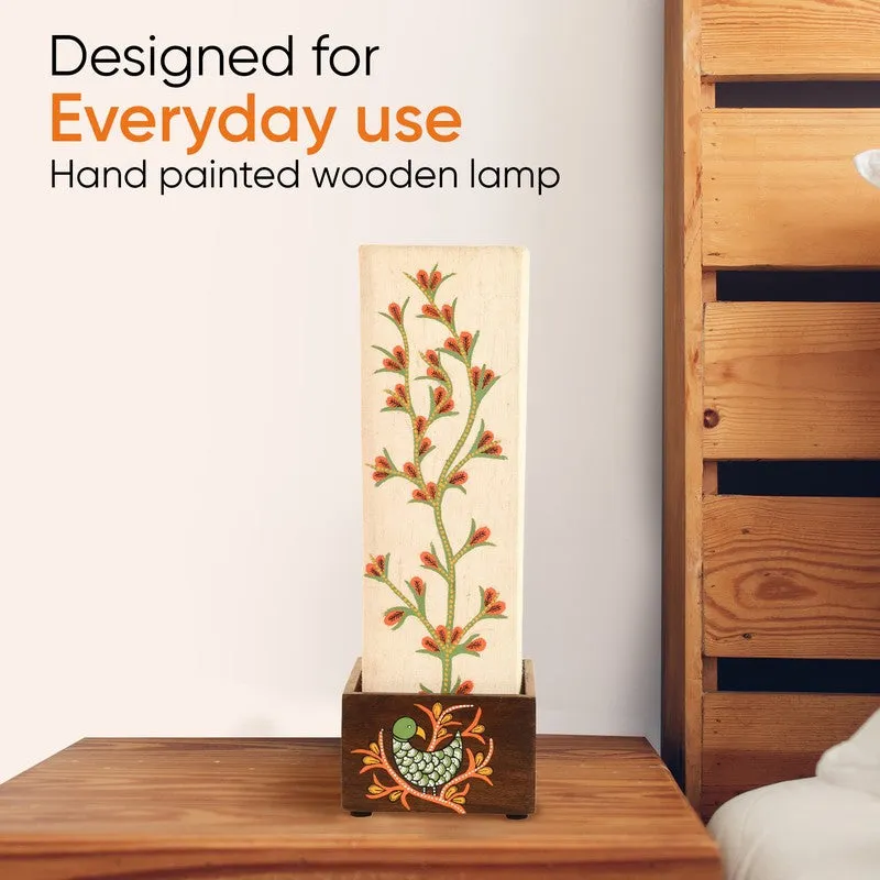 Jivana Tree Wooden Table Lamp - Multicolor media 4