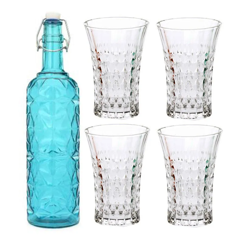 Ivor 1000 mL Water Bottle With 250 mL Glasses - Five Piece Set media 3