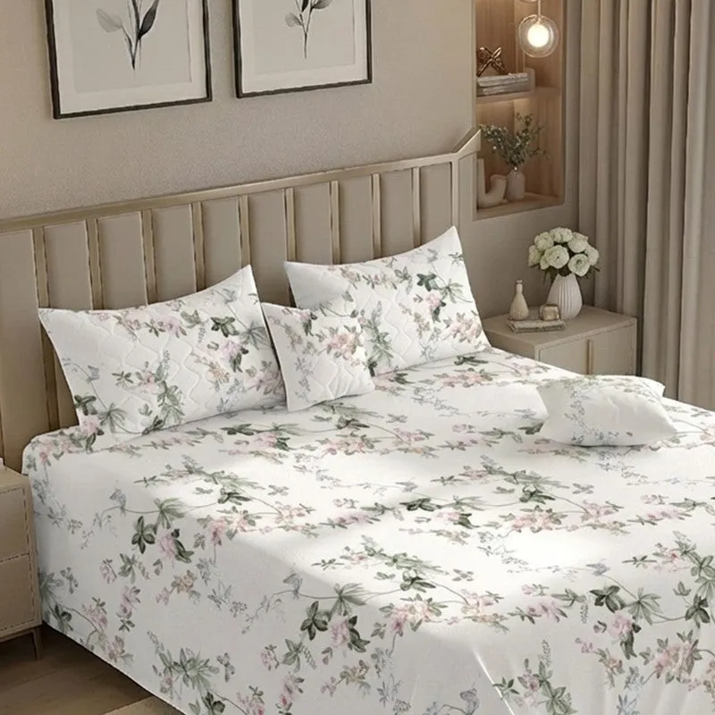Moon Flowers GlaceCotton Kids Bedding Set (180 GSM) - Five Piece Set media 4