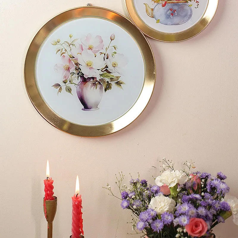 Azure Whispers Enamel Wall Plate media 1