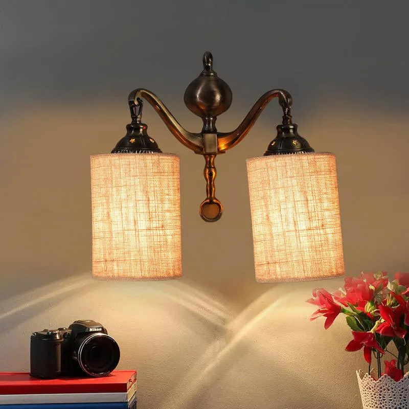 Glowbug Cylindrical Metal Wall Lamp media 1