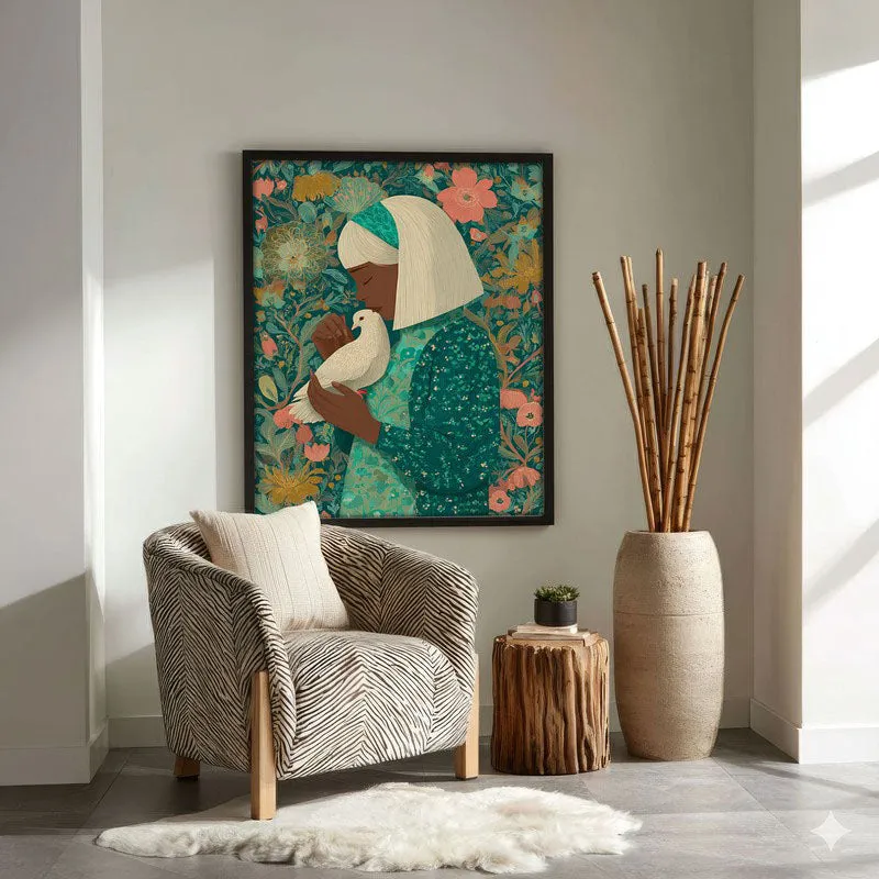 Floranova Canvas Wall Painting - Black Frame media 4